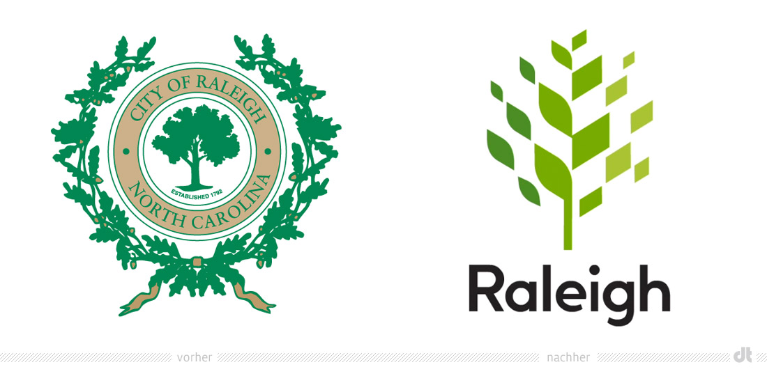 Raleigh Logo – vorher und nachher