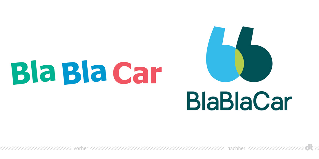 BlaBlaCar Logo – vorher und nachher