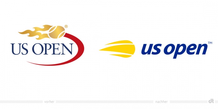 US-Open Logo – vorher und nachher