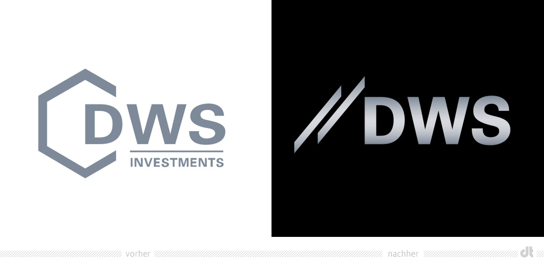 DWS Logo – vorher und nachher