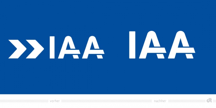 IAA Logo – vorher und nachher