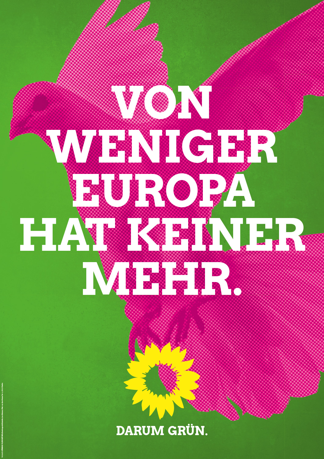 Bundestagswahl 2017 Plakat Bündnis 90/Die Grünen