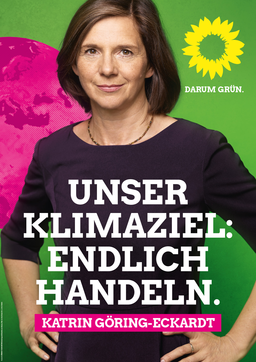 Bundestagswahl 2017 Plakat Bündnis 90/Die Grünen