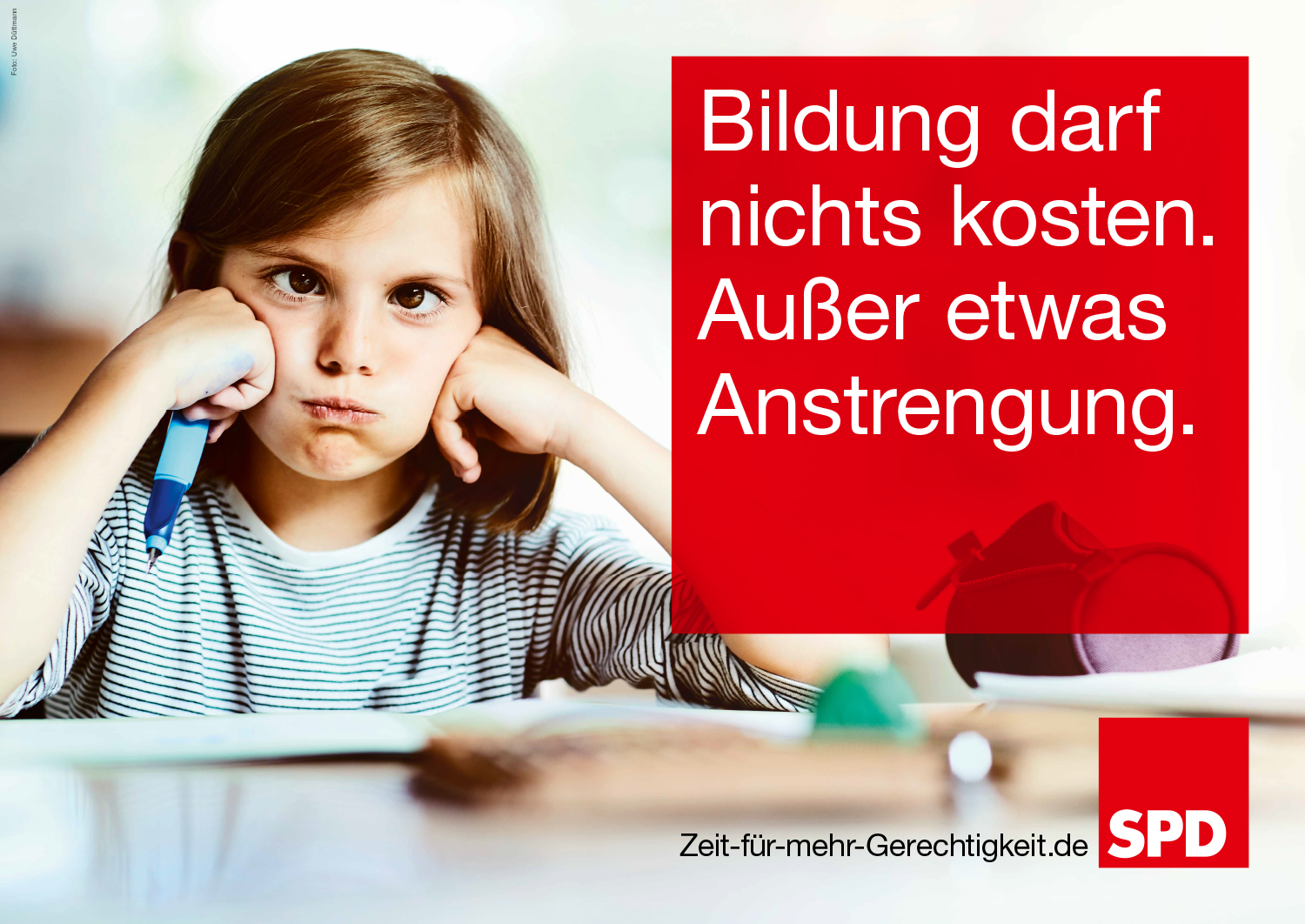 Bundestagswahl 2017 Plakat SPD, Bildung