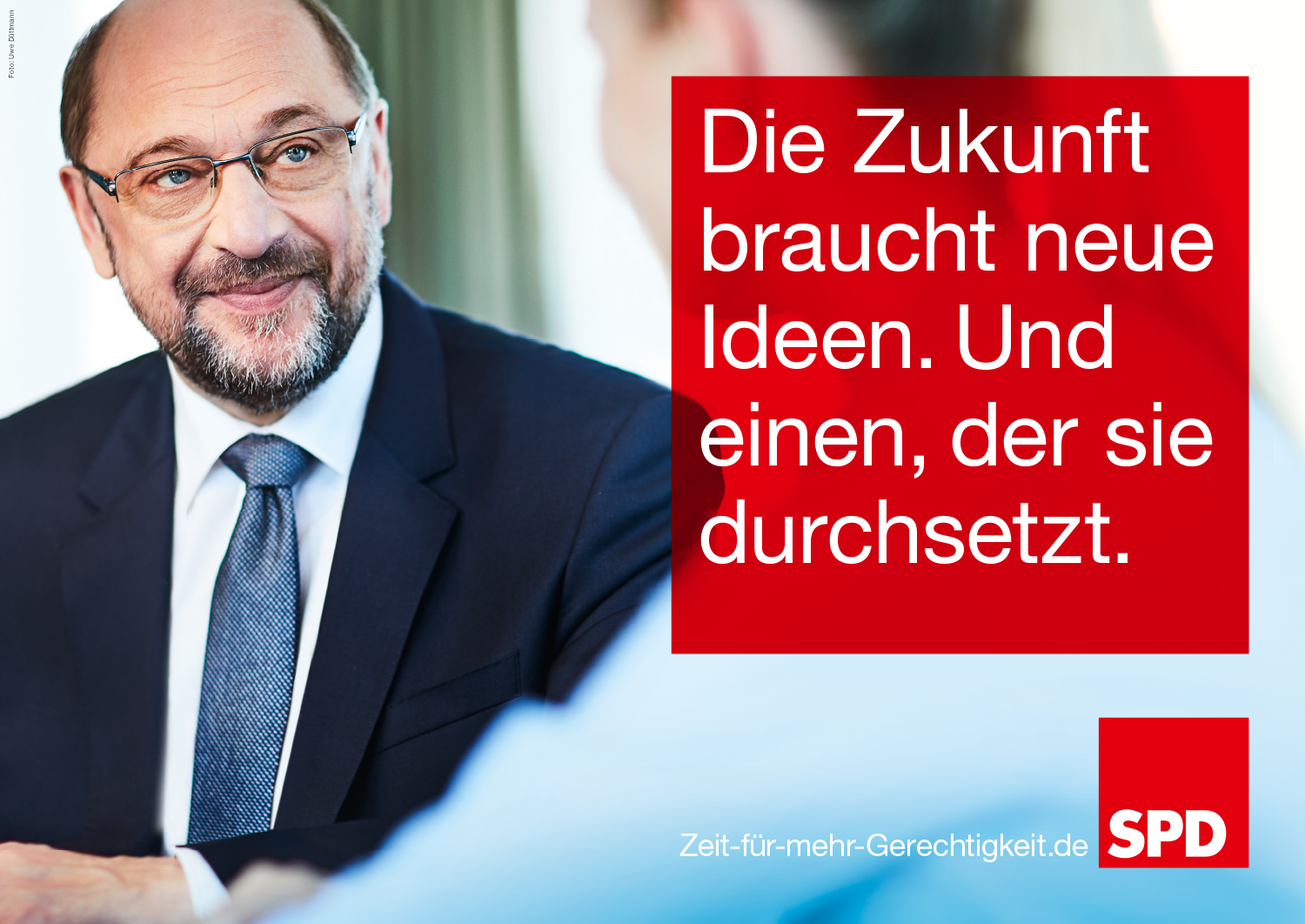 Bundestagswahl 2017 Plakat SPD, Martin Schulz