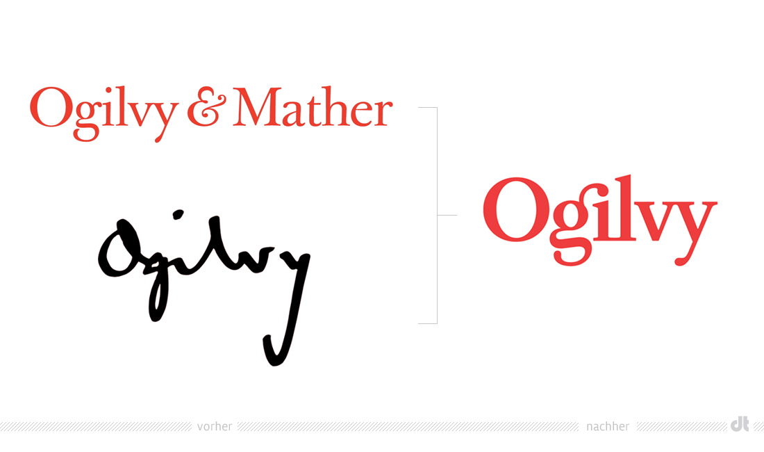 Ogilvy Logo – vorher und nachher