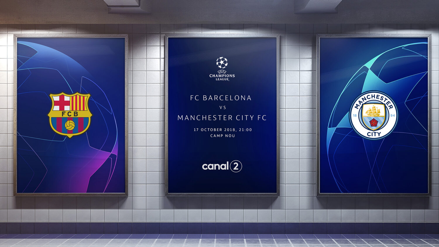 UEFA Champions League – Brand Activation Billboards