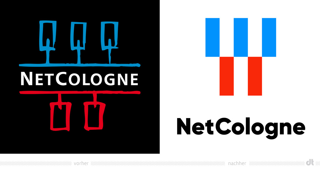 NetCologne Logo – vorher und nachher