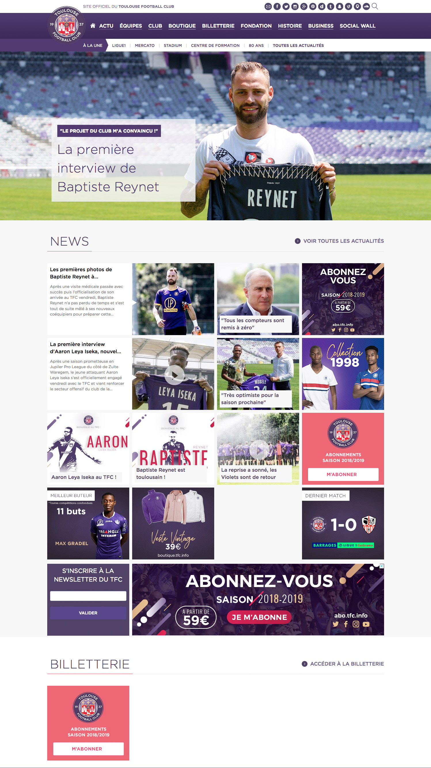 Toulouse FC Website