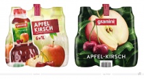 Granini Trinkgenuss Verpackungsdesign Apfel-Kirsch – vorher und nachher
