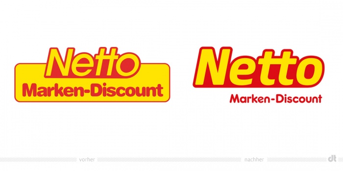 Netto Logo – vorher und nachher