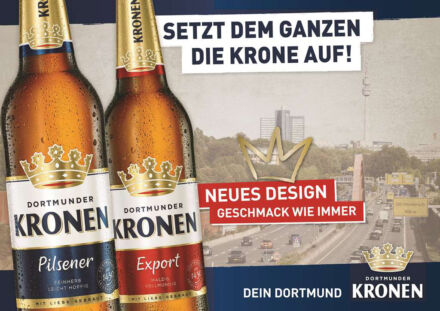 Dortmunder Kronen Werbung, Quelle: Radeberger Gruppe