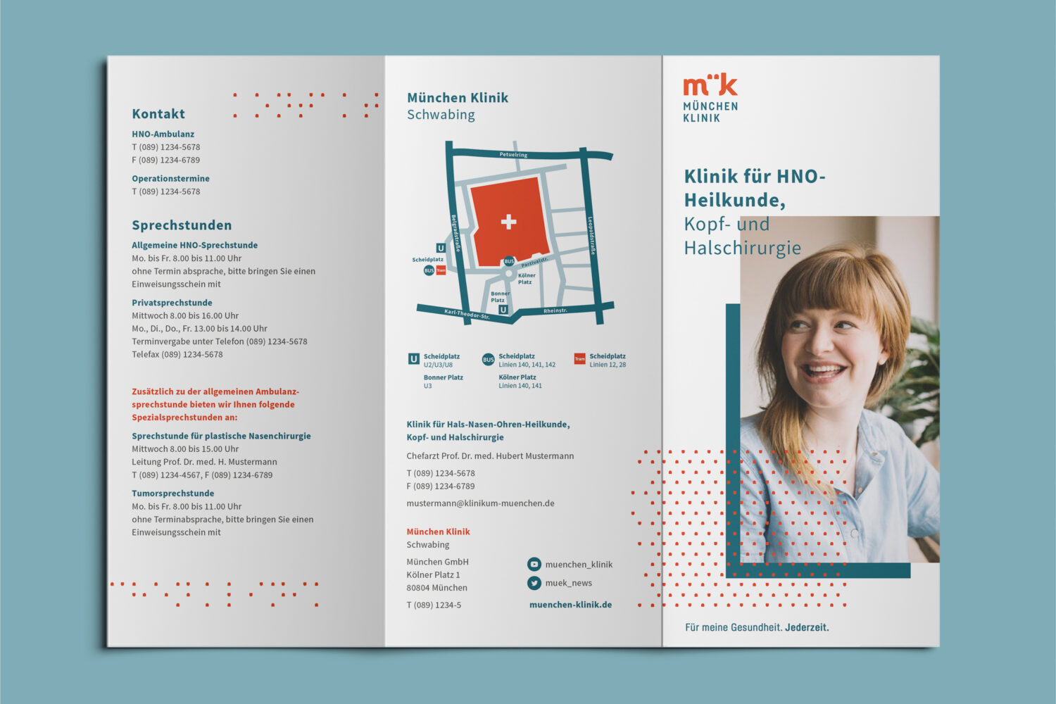 München Klinik Corporate Design, Quelle: Zeichen und Wunder
