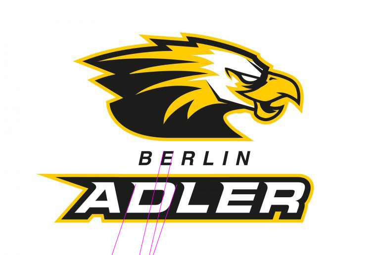 Berlin Adler Logo – Unterschiedliche Neigungswinkel