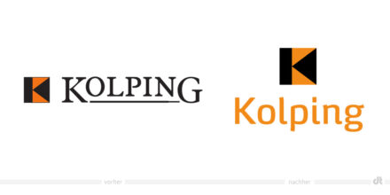 Kolping Logo – vorher und nachher