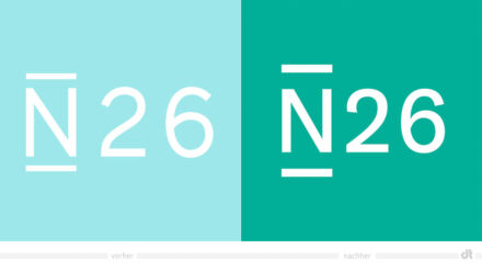 N26 Logo – vorher und nachher