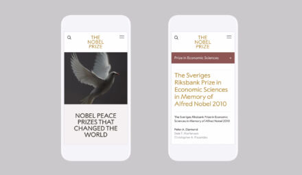 The Nobel Prize – App, Quelle: stockholmdesignlab