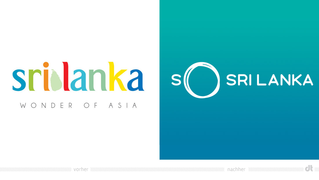Sri Lanka Travel Logo – vorher und nachher