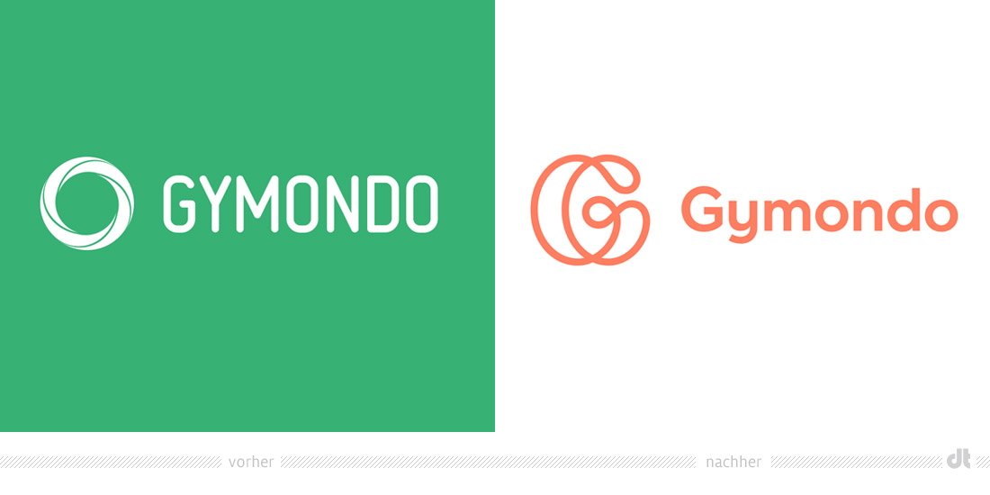 Gymondo Logo – vorher und nachher