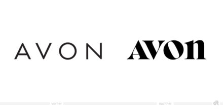 Avon Logo – vorher und nachher