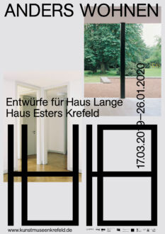Kunstmuseen Krefeld – Anders Wohnen Flyer, Quelle: Stadt Krefeld
