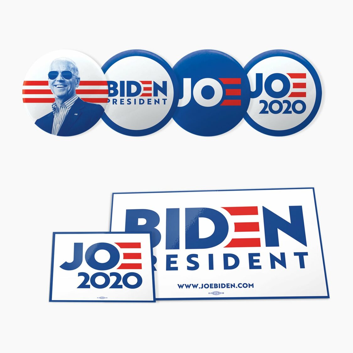 Joe Biden Campaign – Button, Sticker, Quelle: joebiden.com