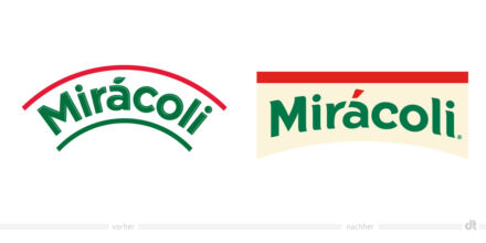 Miracoli Logo – vorher und nachher