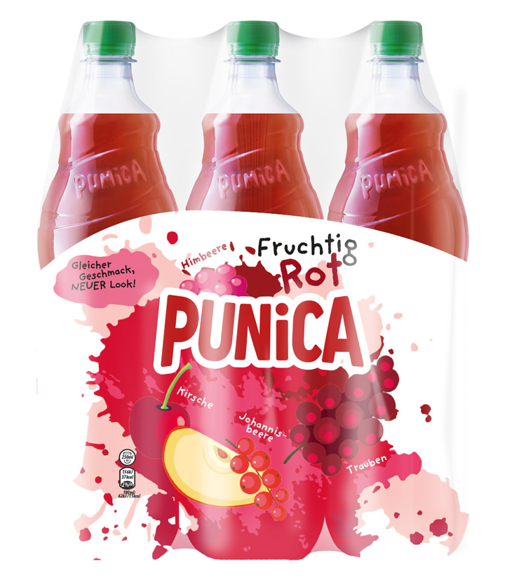 Punica Classic Fruchtig Rot PET 6 x 1250ml, Quelle: PepsiCo Deutschland