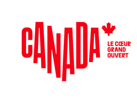 Canada Destination Logo – le cÅ“ur grand ouvert, Quelle: Destination Canada (DC)
