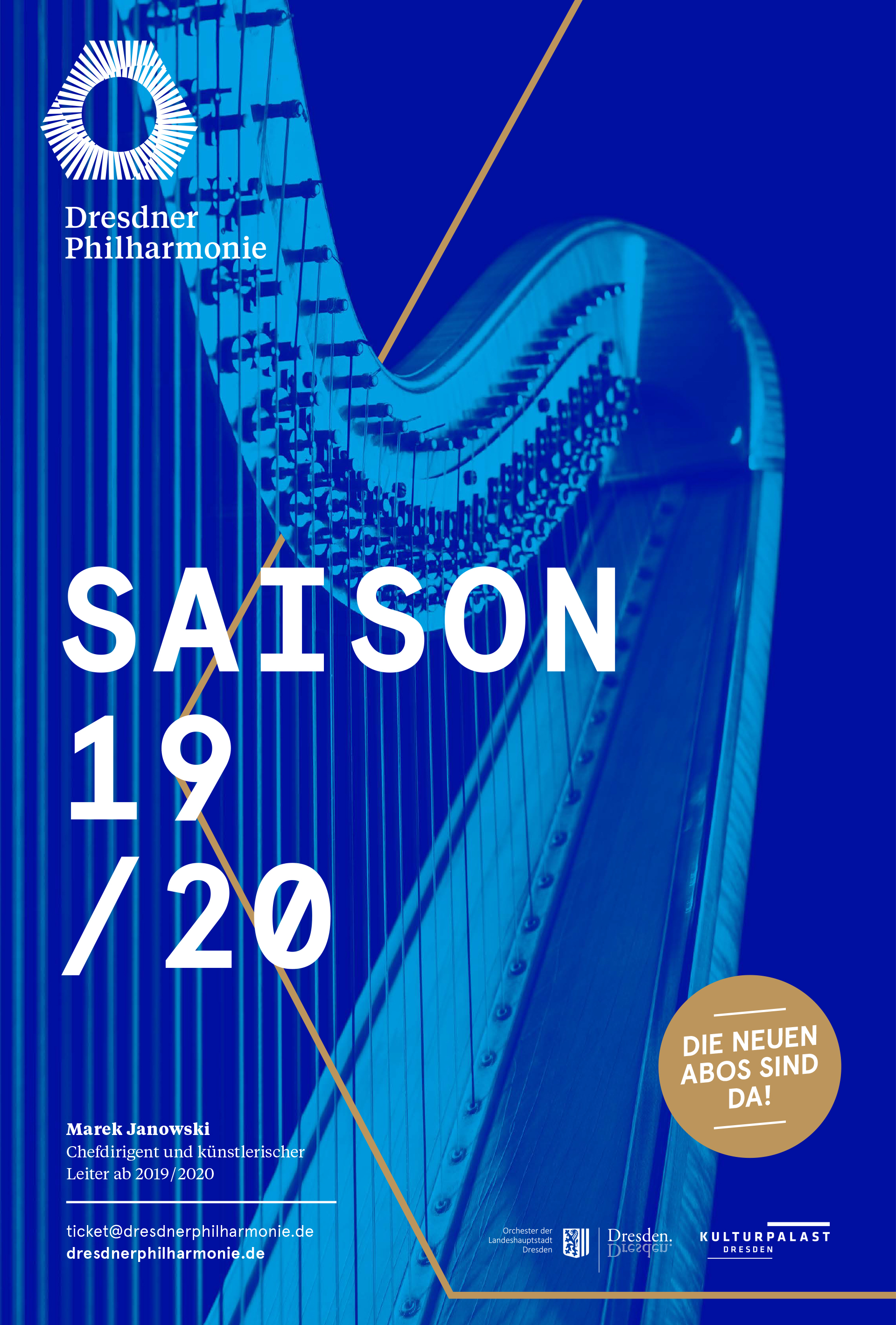 Dresdner Philharmonie Plakat, Quelle: PREUSS UND PREUSS