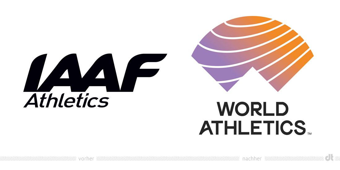 IAAF Logo – vorher und nachher