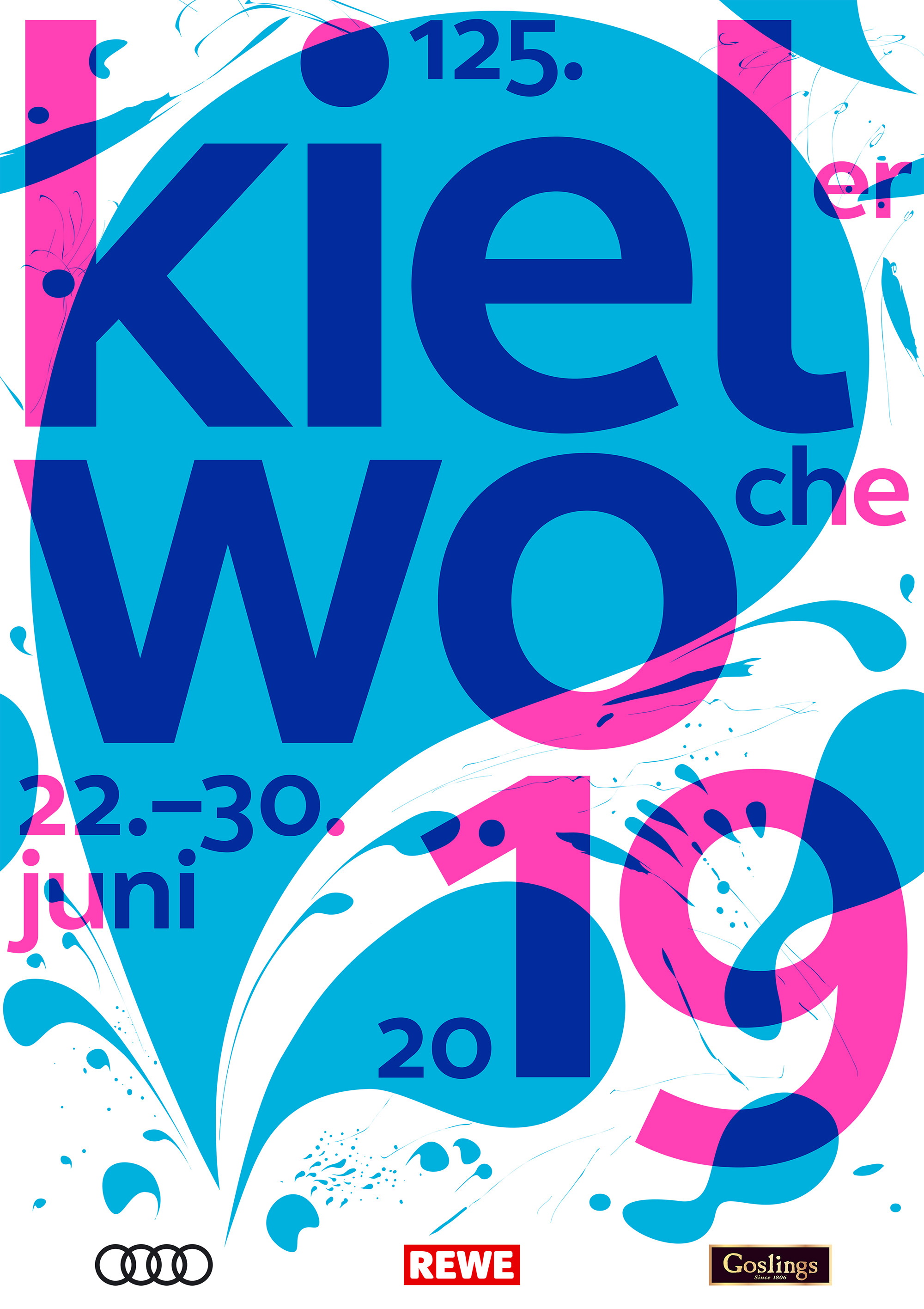 Kieler Woche 2019 Plakat, Quelle: Stadtverwaltung Kiel