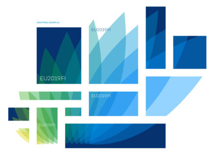 EU Finnland 2006–2019 – Graphic Element Examples, Quelle: eu2019.fi