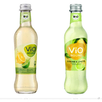 ViO Limo Zitrone Limette Glas – vorher und nachher