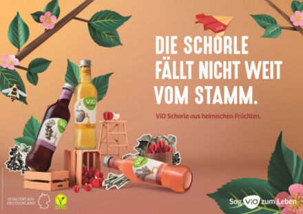 ViO Schorle Anzeige, Quelle: Coca Cola Deutschland