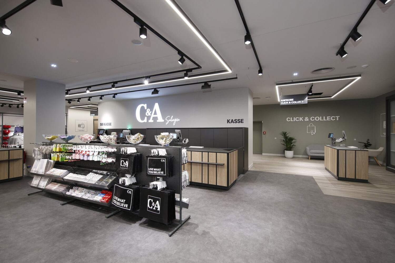 C&A Solingen – Store Design, Quelle: C&A