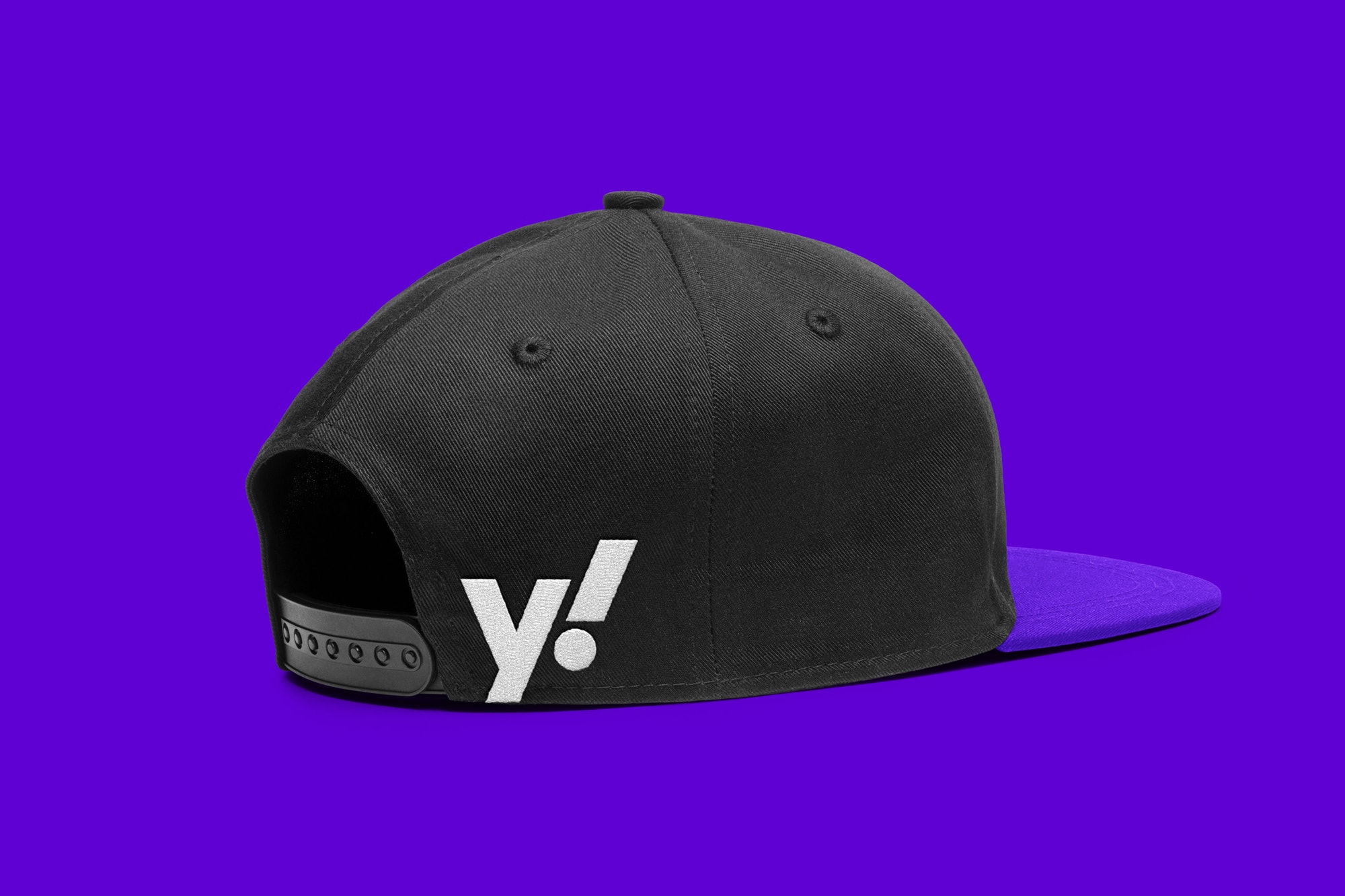 Yahoo! Cap – New Design (2019), Quelle: Pentagram/Bierut