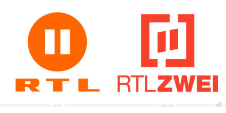 RTL2 Logo – vorher und nachher
