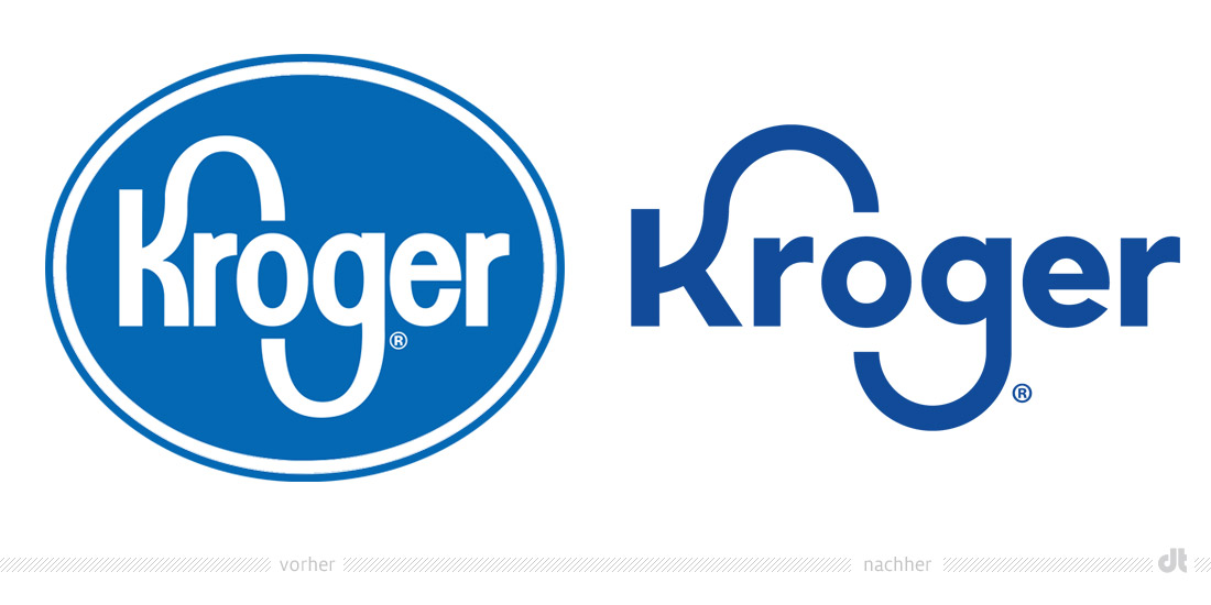Kroger Logo – vorher und nachher