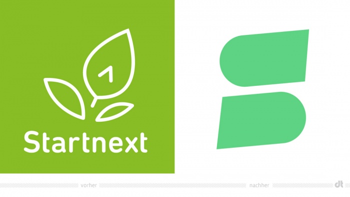 Startnext Logo – vorher und nachher