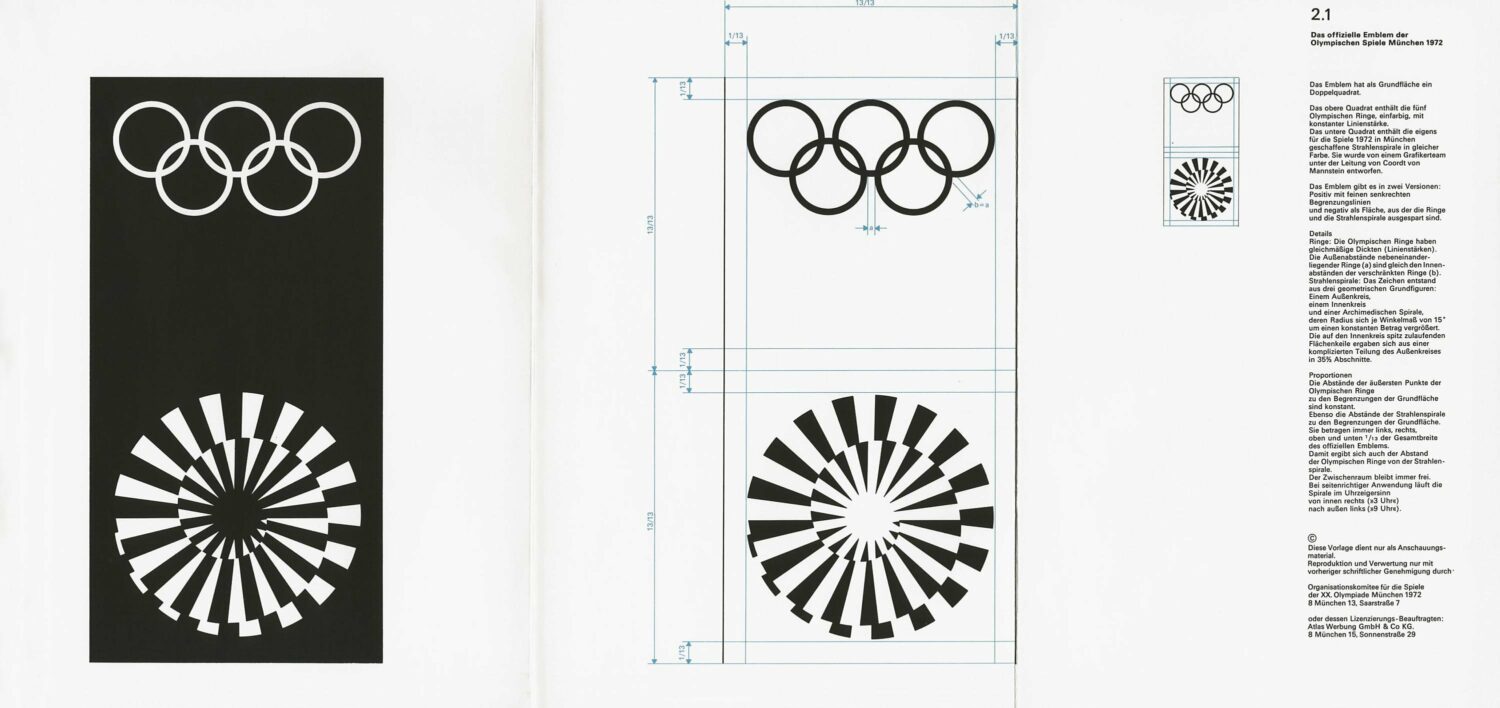 Richtlinien und Normen für die visuelle Gestaltung Die Spiele der XX. Olympiade München 1972