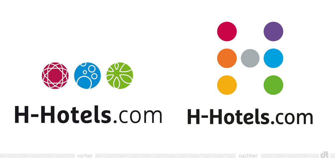 H-Hotels.com Logo – vorher und nachher