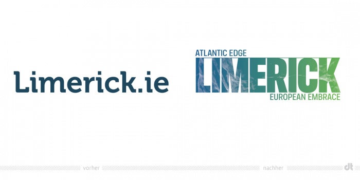 Limerick Logo – vorher und nachher