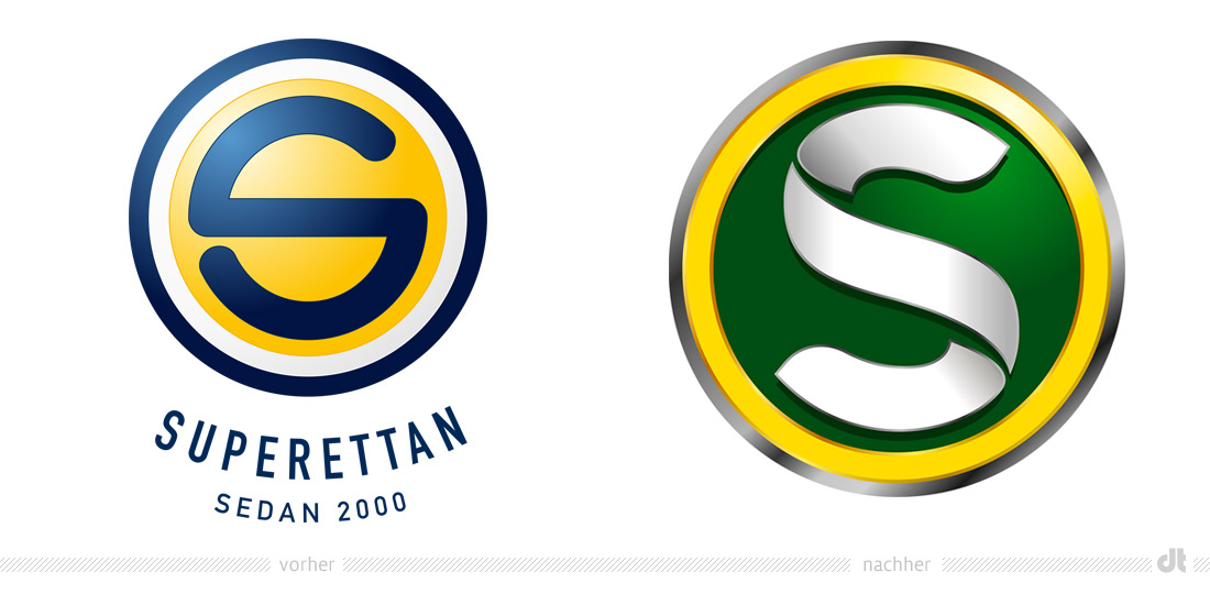 Superettan Logo – vorher und nachher