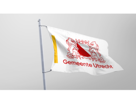 Utrecht Corporate Design – Fahne, Quelle: Gemeente Utrecht