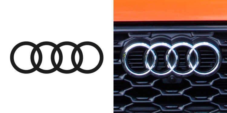 Logo/ Markenzeichen Audi, Quelle: Audi