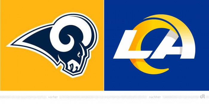 LA Rams Profilbild – vorher und nachher