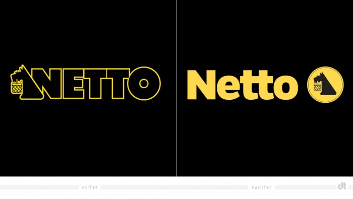 Netto (Handelskette) Logo – vorher und nachher