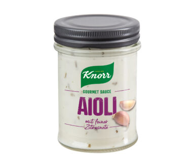 Knorr Gourmet Sauce Aioli, Quelle: Unilever