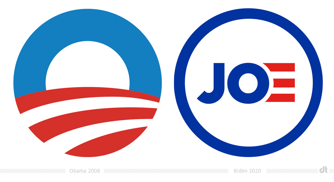 Obama 2008 / Biden 2020 Logos